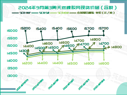 橡膠現(xiàn)貨：“高歌猛進”「20240909-20240914」